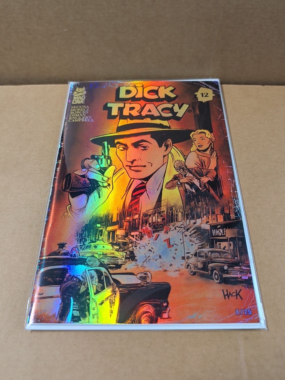 Dick Tracy #12 Dan Panosian Mad Cave Whatnot Exclusive Holo  Foil  LTD 25
